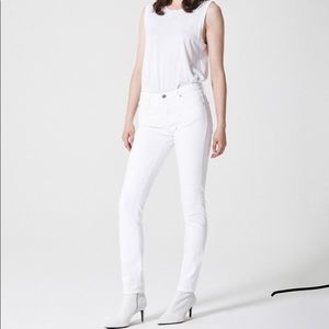 White ladies denim